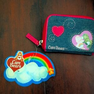 NWT VINTAGE  Care Bears Denim Jean Wallet RARE